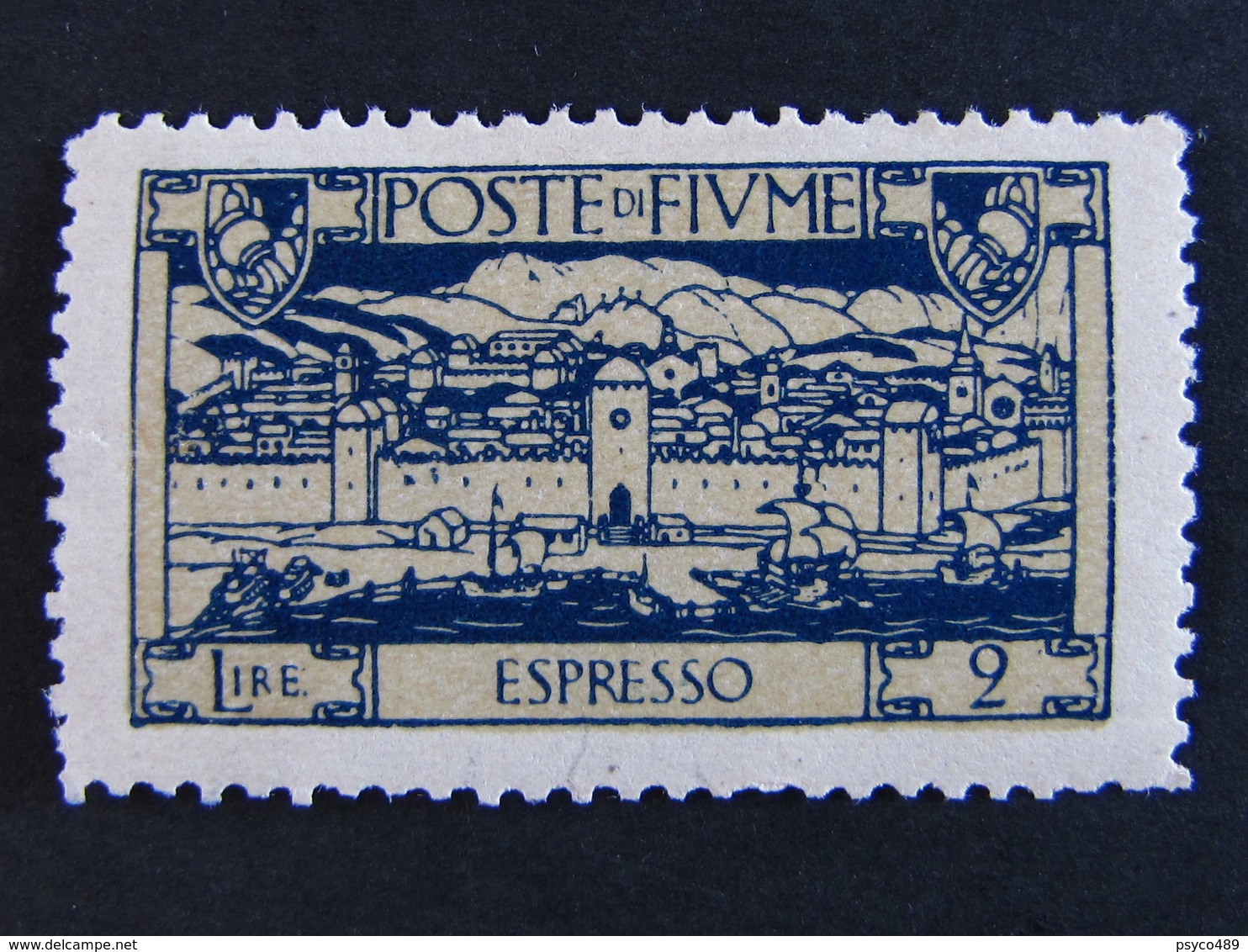 ITALIA Occupazioni Fiume Espressi -1923- "San Vito" C. 60 MH* (descrizione) - Fiume