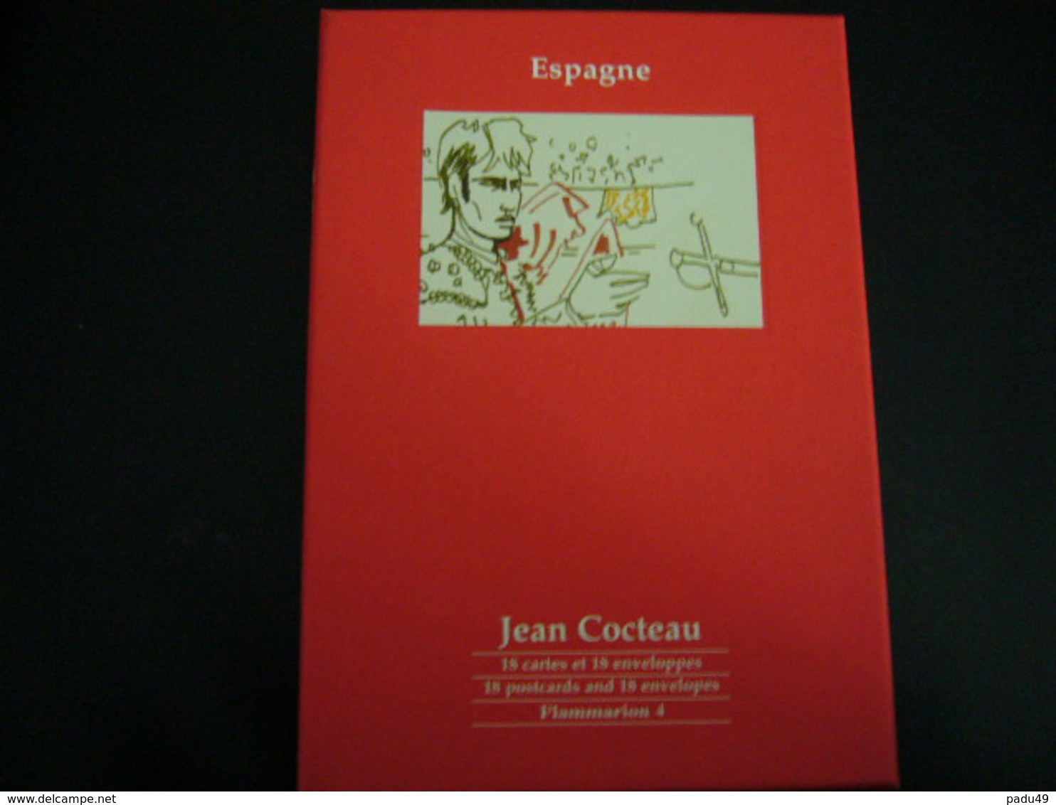 JEAN COCTEAU - Espagne - Lot De 18 Cartes Et Enveloppes - Cocteau