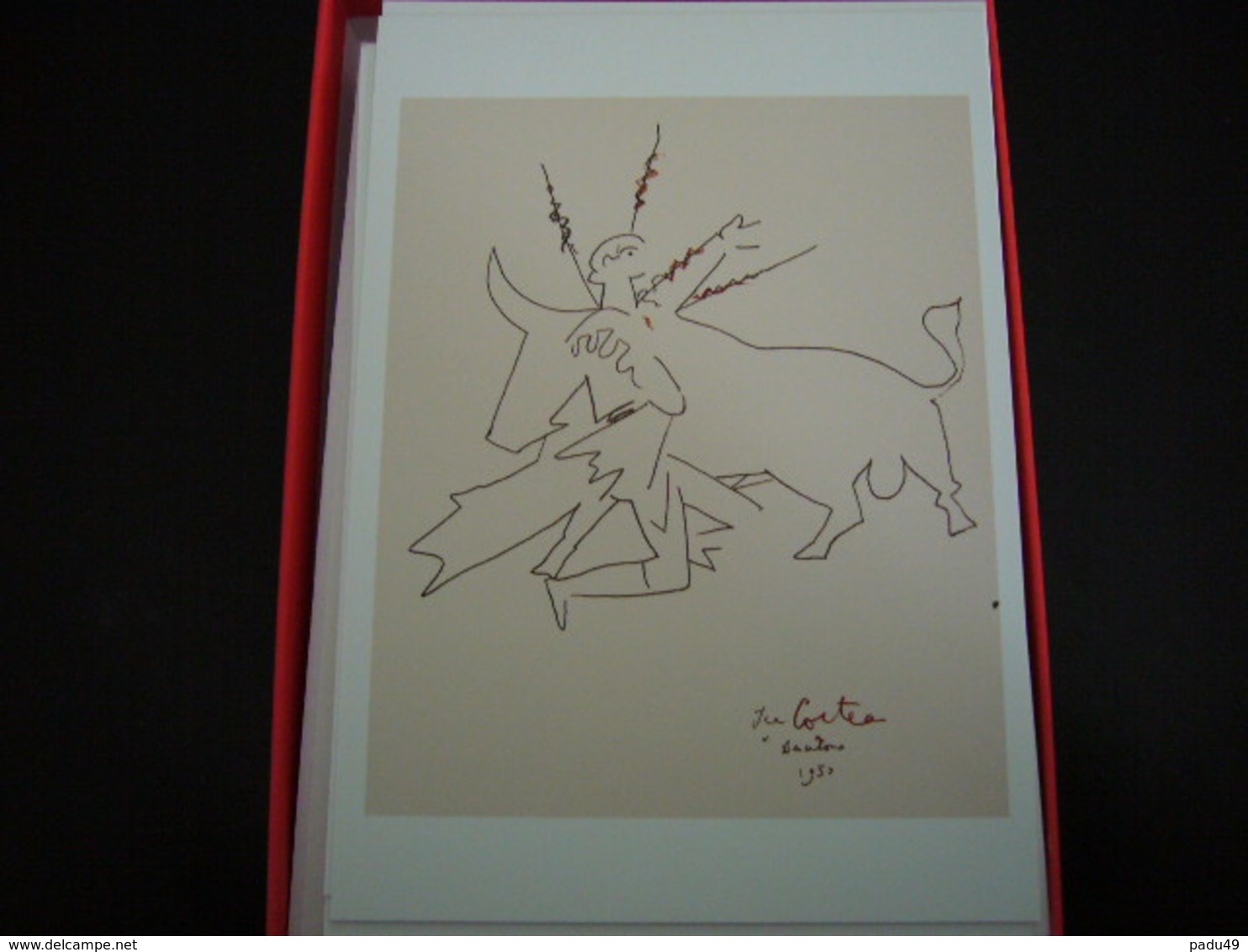 JEAN COCTEAU - Espagne - Lot De 18 Cartes Et Enveloppes - Cocteau