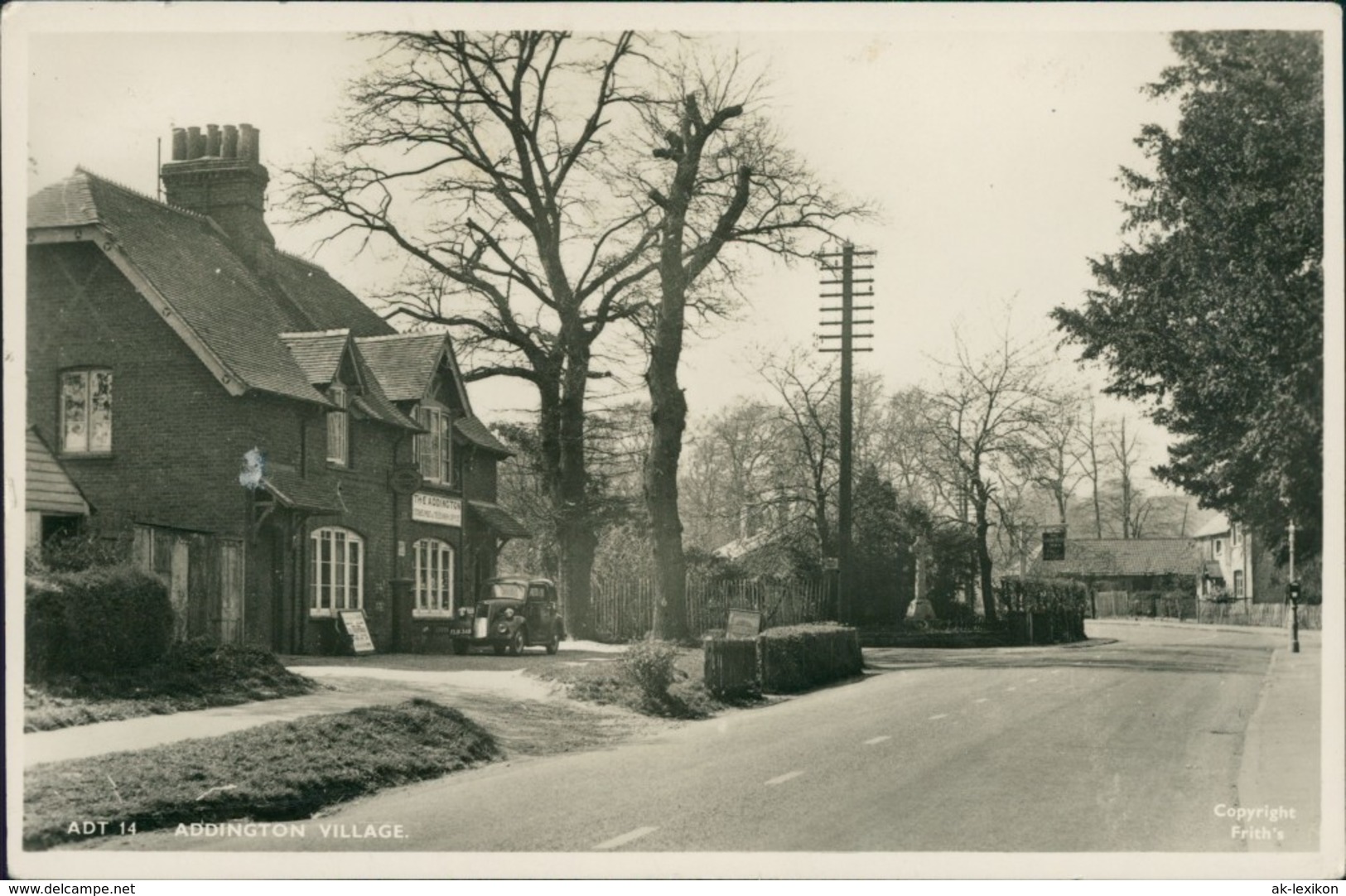 Postcard Addington Village Oldtimer Vor Haus 1956 - Autres & Non Classés