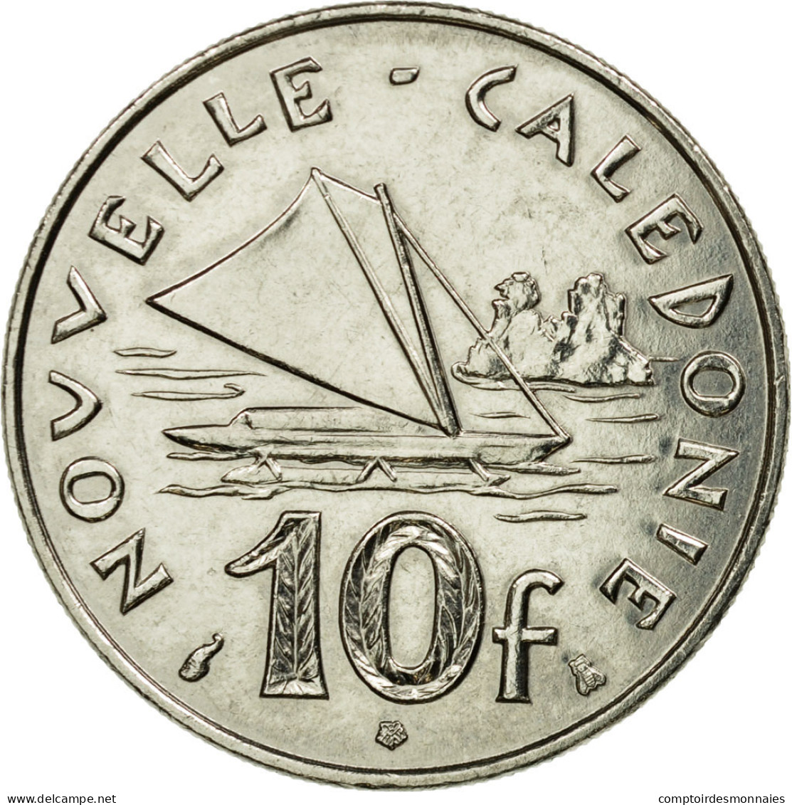 Monnaie, Nouvelle-Calédonie, 10 Francs, 1995, Paris, SUP, Nickel, KM:11 - Nouvelle-Calédonie