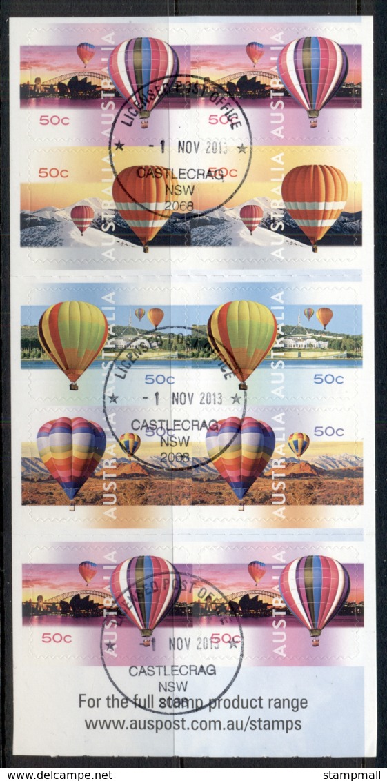 Australia 2008 Up Up & Away, Balloons P&S Booklet FU - Ungebraucht