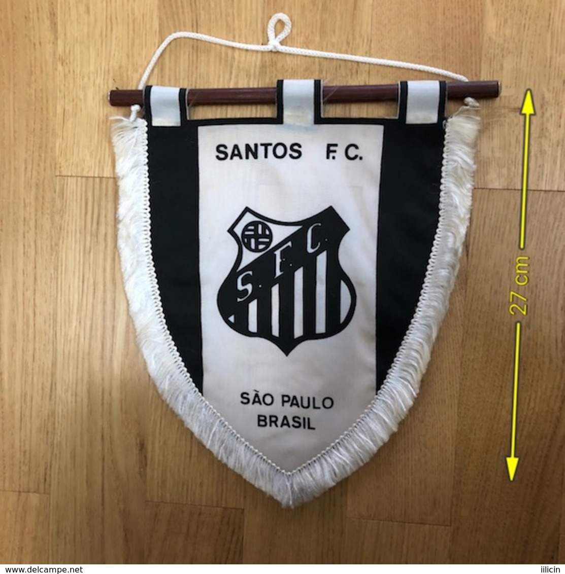 Flag (Pennant / Banderín) ZA000052 - Football (Soccer / Calcio) Brazil Santos - Apparel, Souvenirs & Other