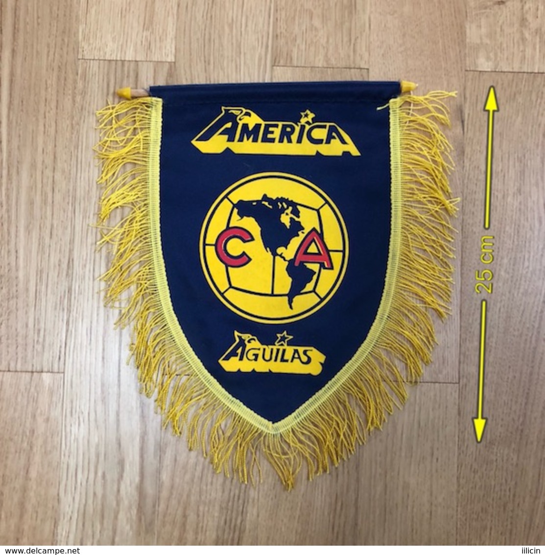 Flag (Pennant / Banderín) ZA000054 - Football (Soccer / Calcio) Mexico Club América (America) - Habillement, Souvenirs & Autres