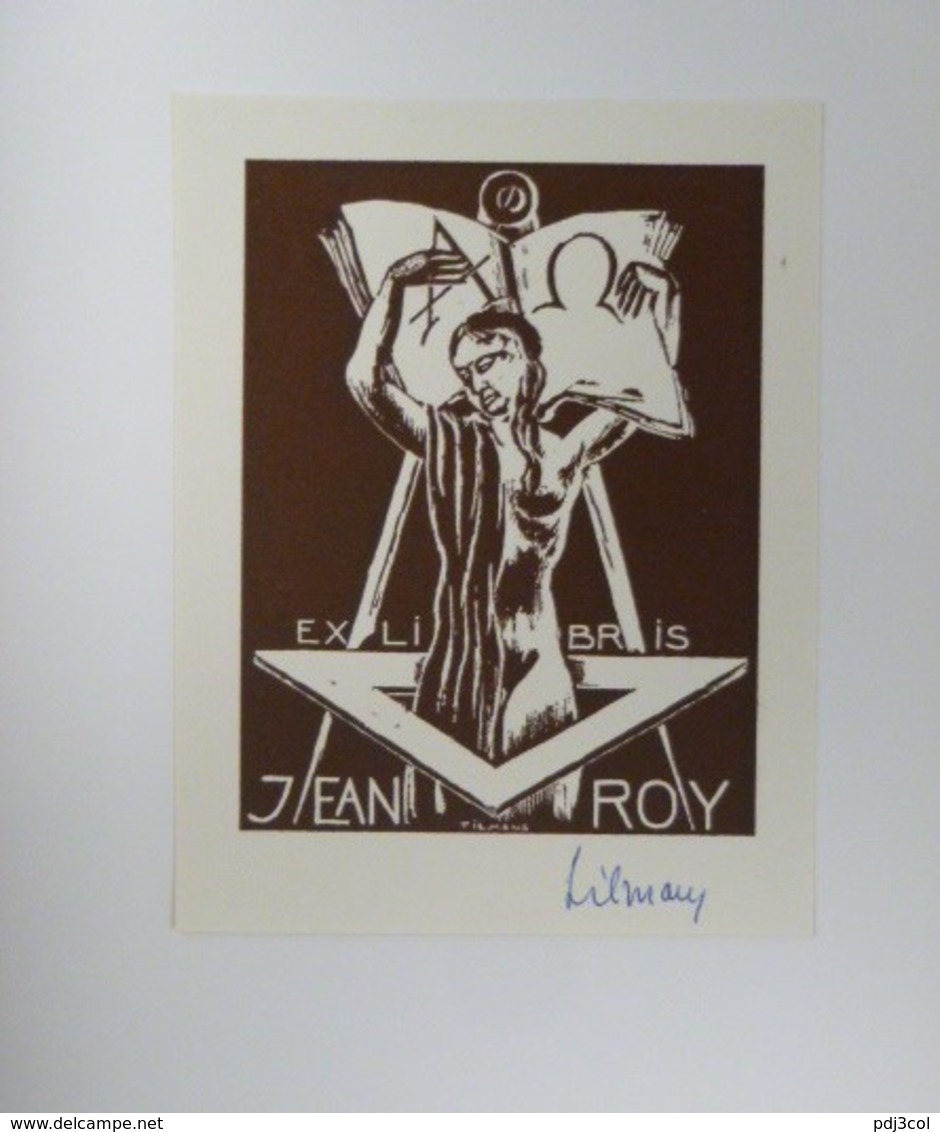 Ex-libris Illustré XXème - Belgique - Jean ROY Par Tilmans - Ex-libris