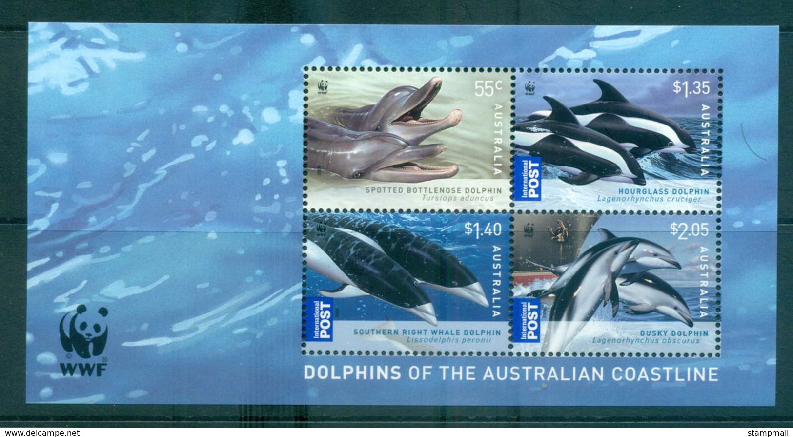 Australia 2009 WWF Dolphins MS MUH Lot62848 - Mint Stamps