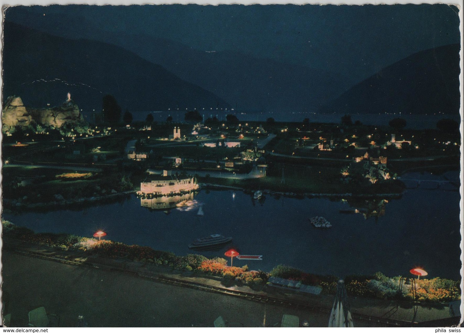 Swissminiatur - Melide - Vue De Nuit, Nachtansicht, La Notte - Melide