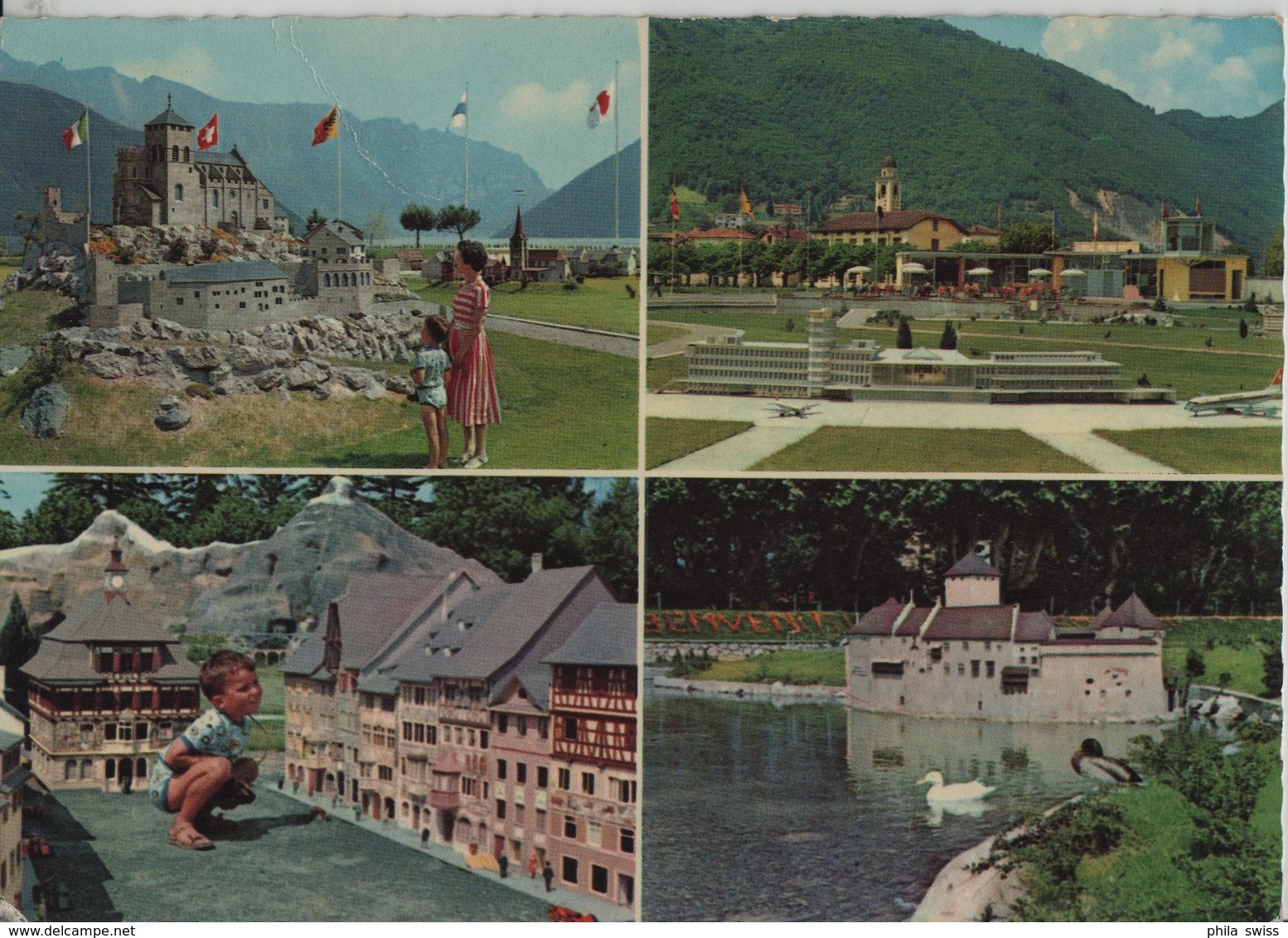 Swissminiatur - Melide - Chateau De Valere A Sion, L'Aeroport Zürich, Stein Am Rhein, Chillon - Melide