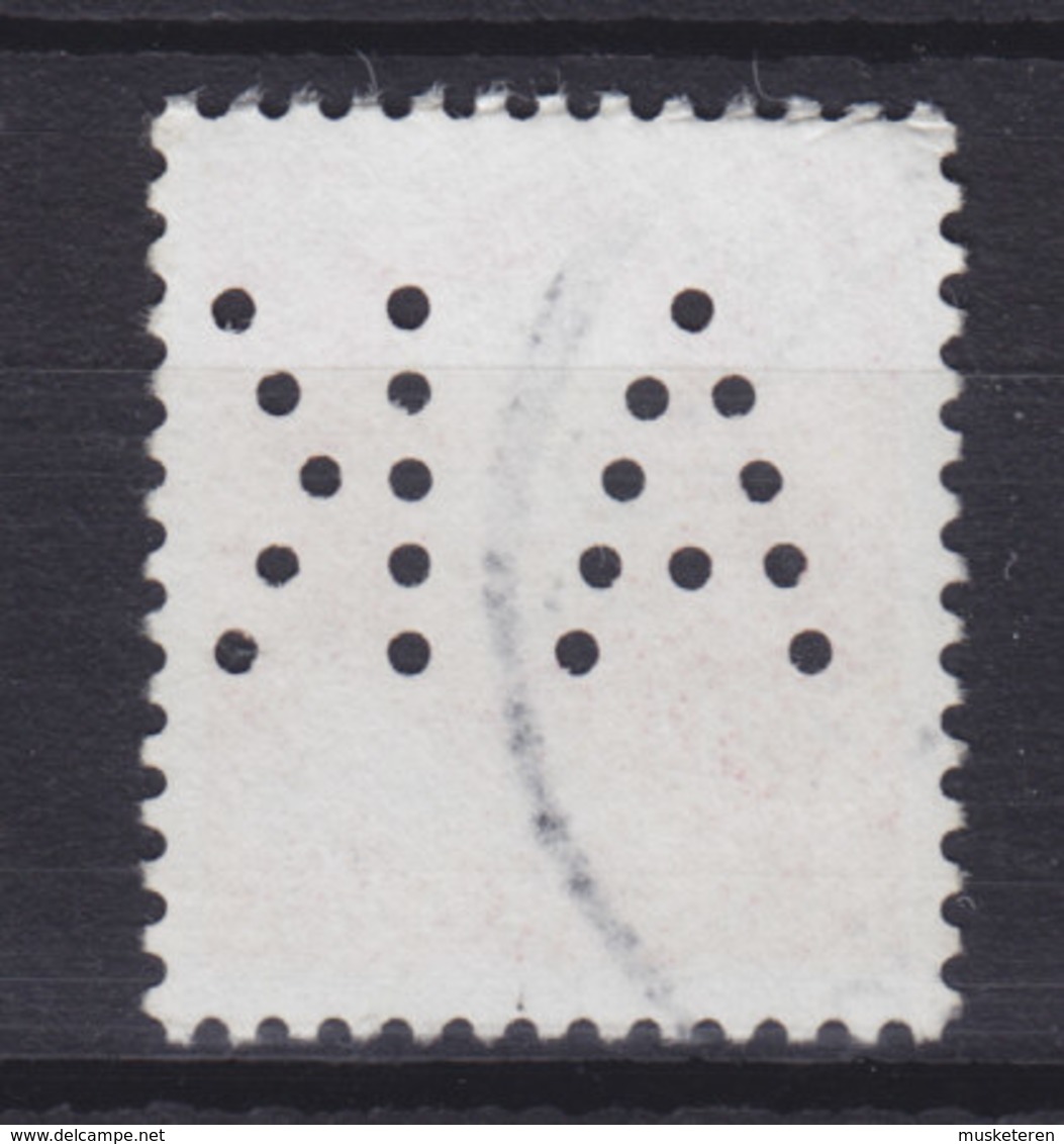 Denmark Perfin Perforé Lochung (A32) 'AK' Aalborg Kommune, Aalborg 2.70 Kr Margethe II Stamp (2 Scans) - Abarten Und Kuriositäten