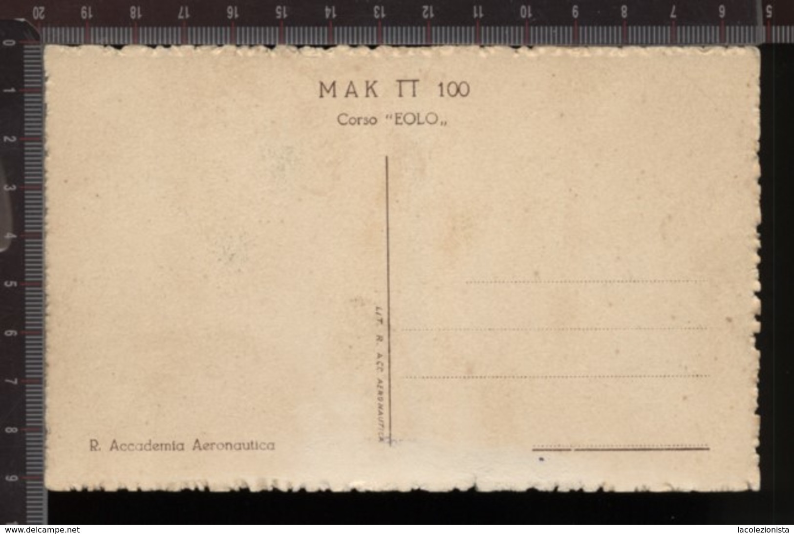 393G/12  CPA CARTOLINA POSTALE ANNI 40 MAK TT100 XIII REX CORSO EOLO R. ACCADEMIA AERONAUTICA - Umoristiche