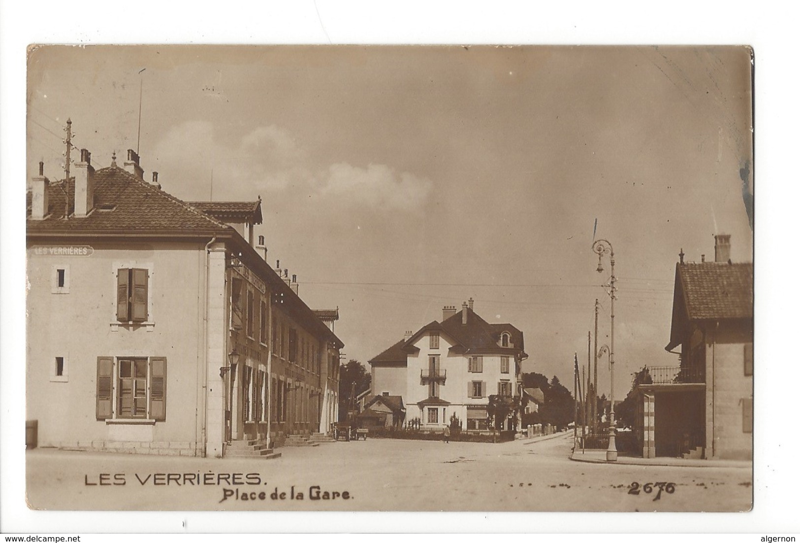 20589 - Les Verrières Place De La Gare - Les Verrières