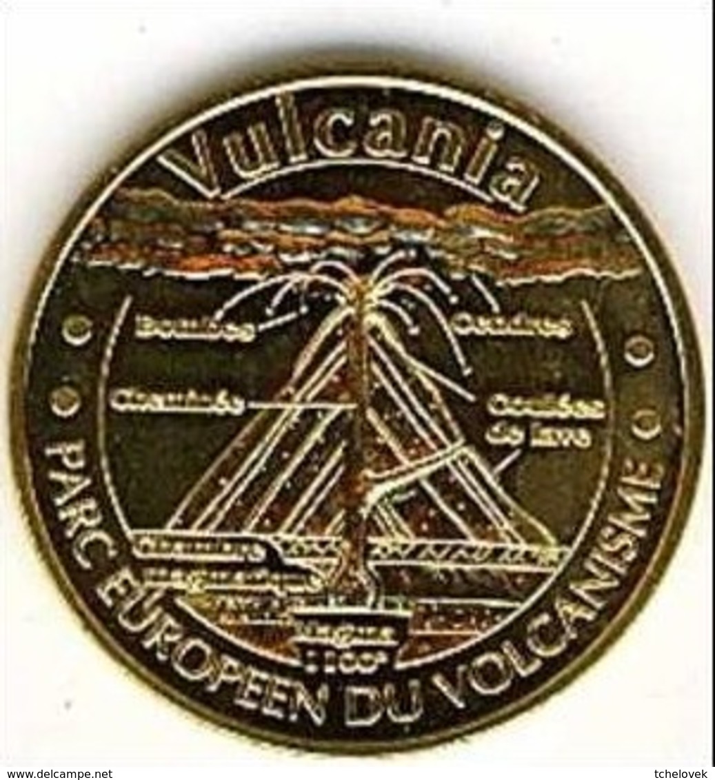 (Medailles). Monnaie De Paris Vulcania 2009 & Dragon Ride 2009 - 2009