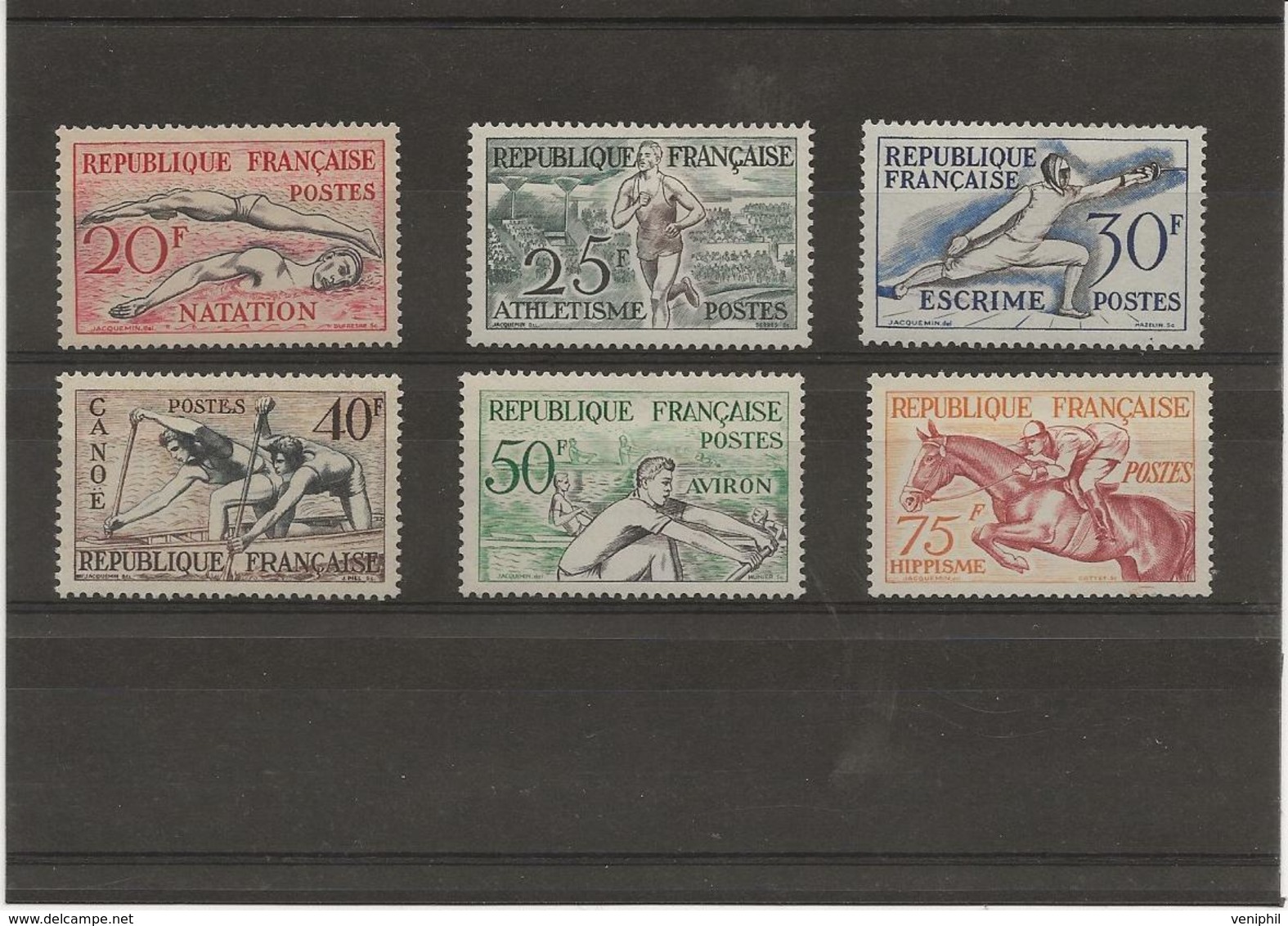 SERIE  J.O. HELSINKI - N° 961 A 965  - NEUF SANS CHARNIERE - COTE 90 € - Unused Stamps