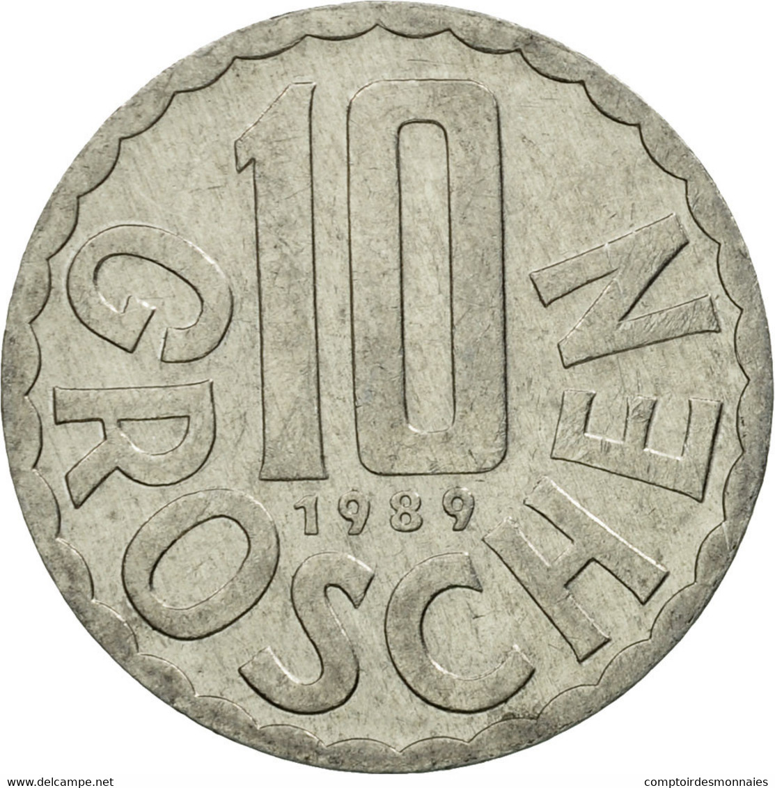 Monnaie, Autriche, 10 Groschen, 1989, Vienna, TTB, Aluminium, KM:2878 - Autriche