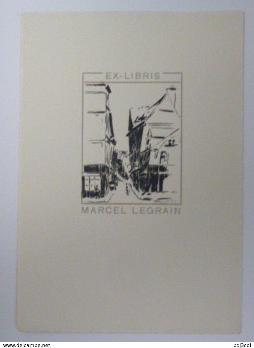 Ex-libris Illustré XXème - Belgique - Marcel LEGRAIN - Ex-libris