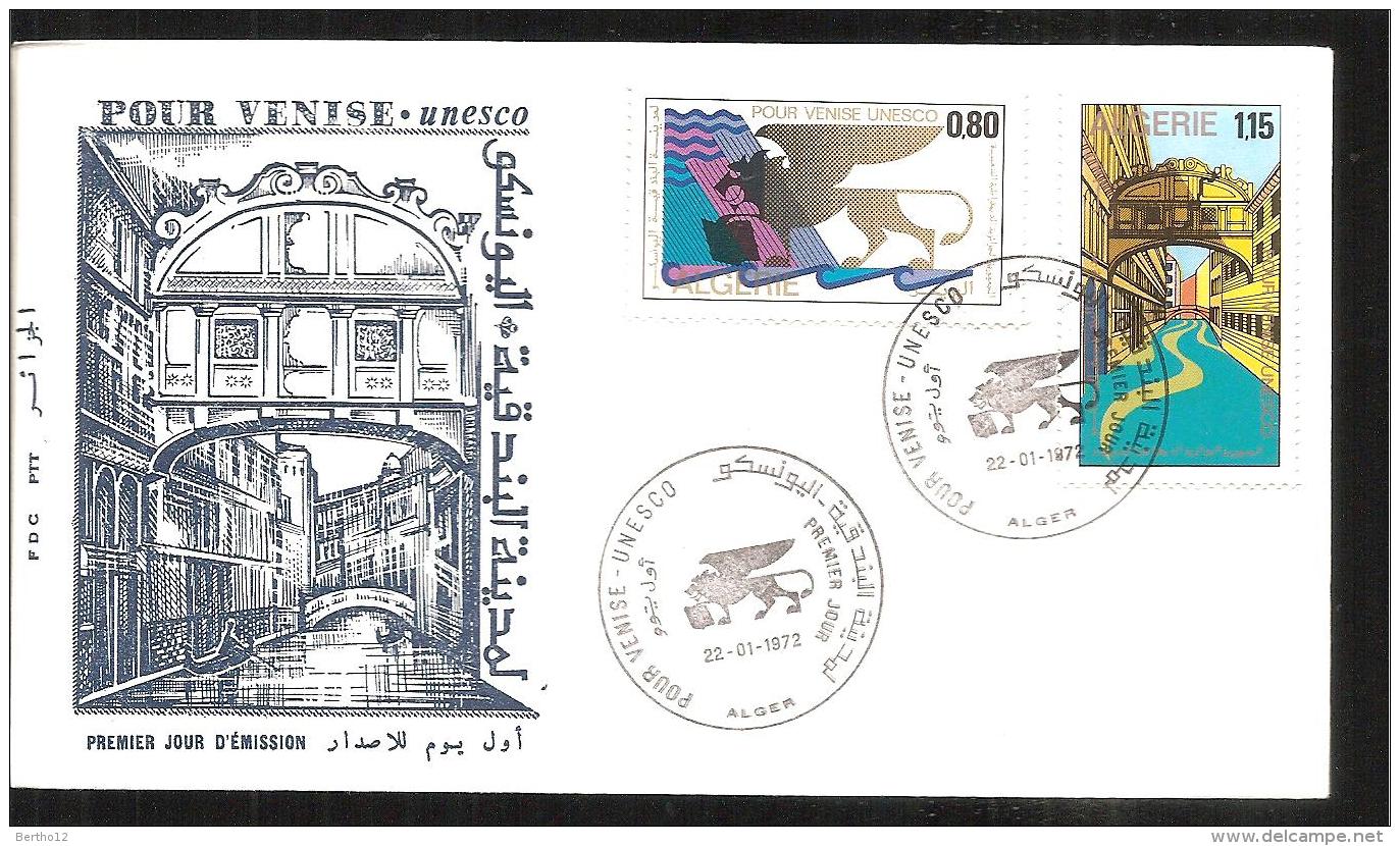 FDC 1971   POUR VENISE - Algérie (1962-...)