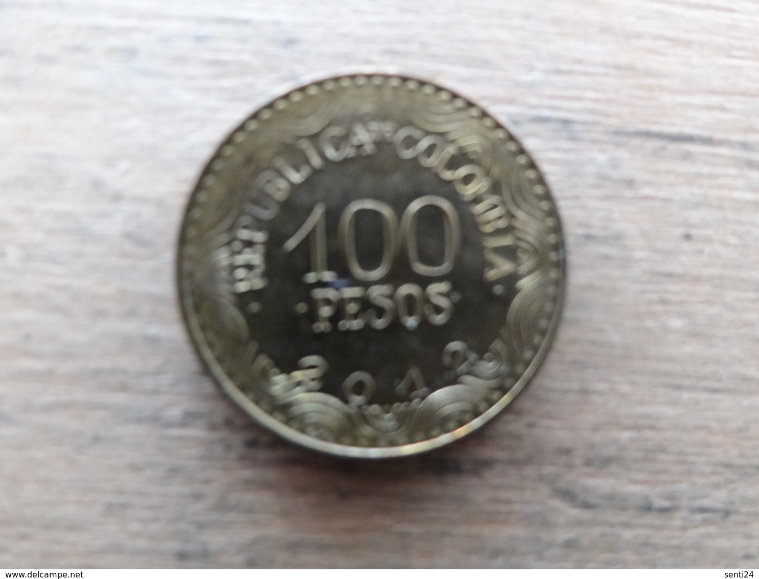 Colombie  100  Pesos  2012  Km 285.2  Neuve - Colombia