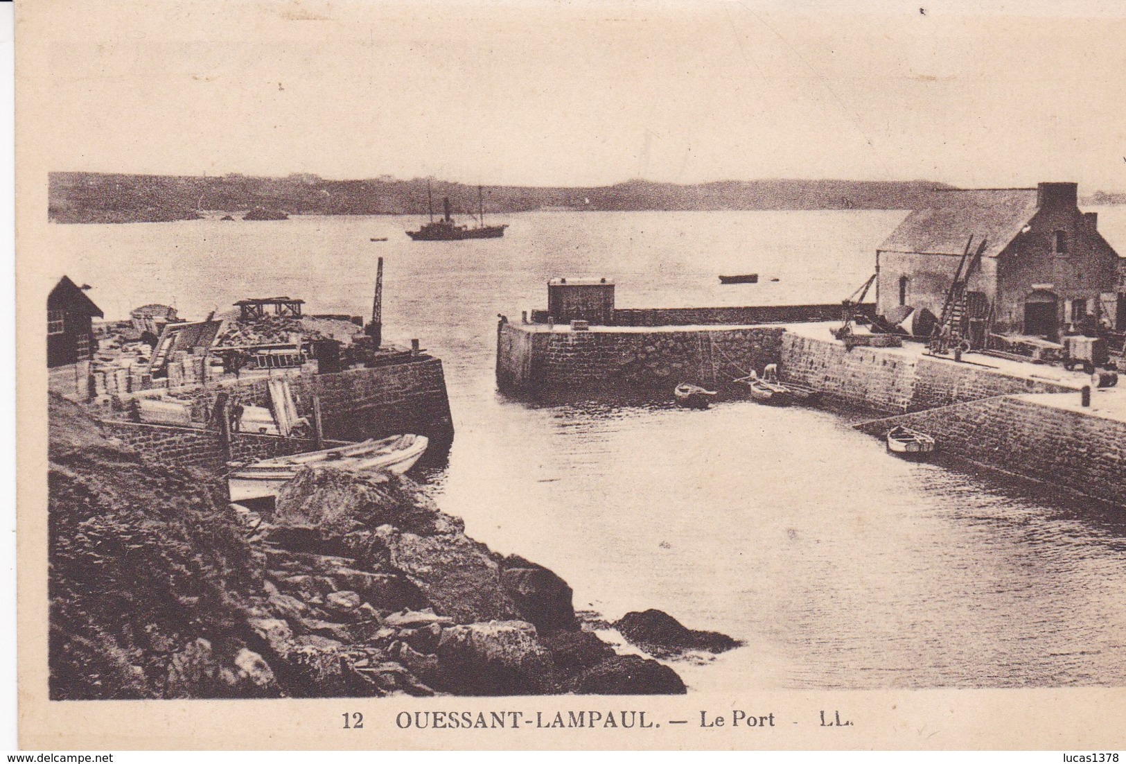 29 /OUESSANT LAMPOL / LE PORT / RARE - Ouessant