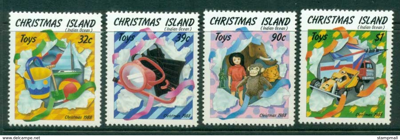 Christmas Is 1988 Xmas MUH (lot23366) - Christmas Island