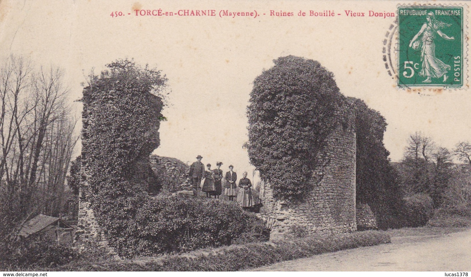 53 / TORCE EN CHARNIE / RUINES DE BOUILLE / VIEUX DONJON - Autres & Non Classés