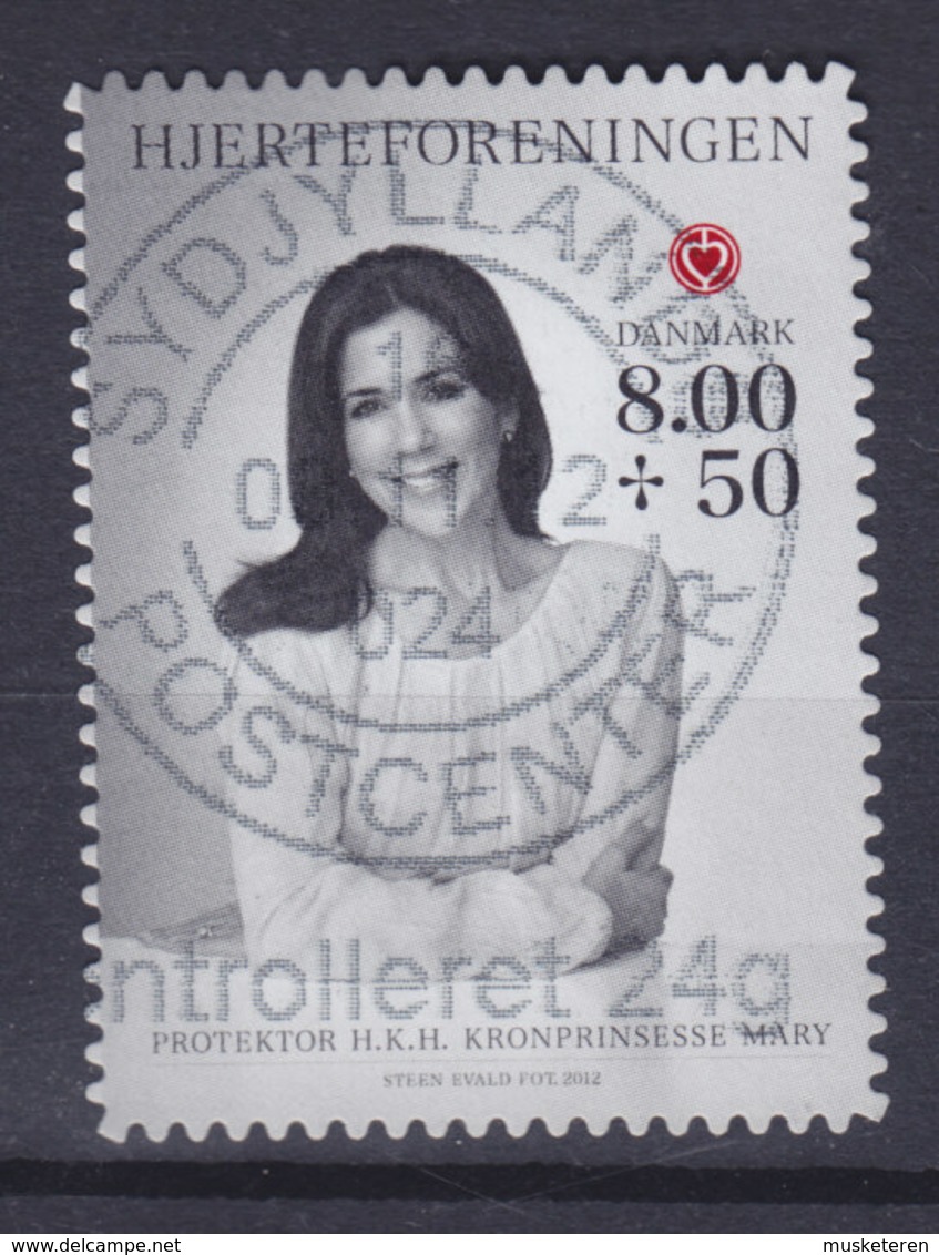 Denmark 2012 Mi. 1713 C I    8.00 (Kr) + 50 (Øre) Dänisches Hertzstiftung Protektor Crownprincess Mary DELUXE Cancel !! - Gebraucht