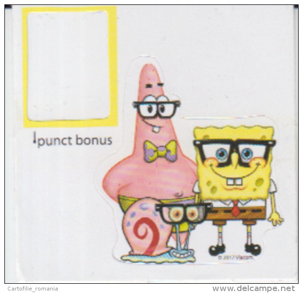 Sticker - Spongebob SquarePants - Adhesive Sticker  - BD Comics Cartoons - 42/42 Mm - Stickers