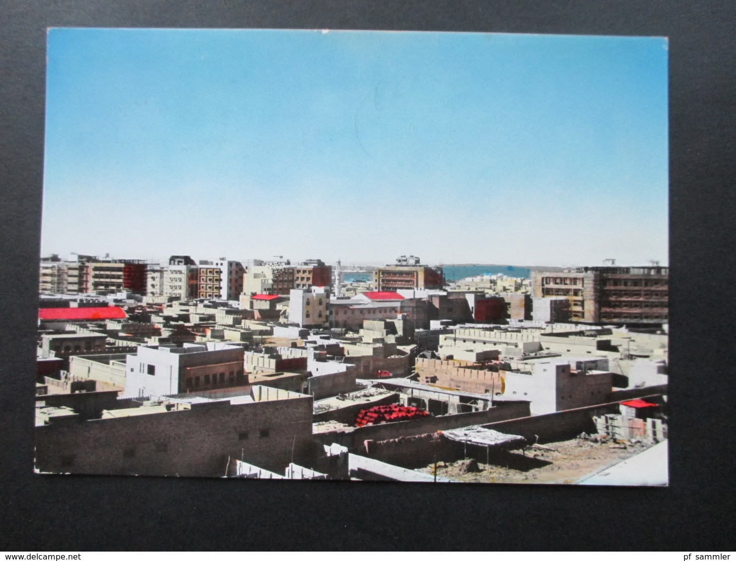 Kuwait AK / Postcard 1962 General View Of Fahed Street. Stempel: Collection Of Stamps Promotes Education And Saving - Koweït