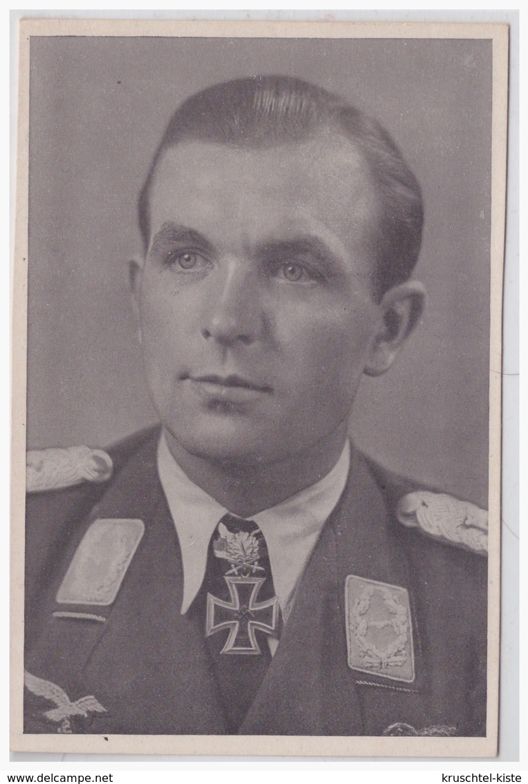 Dt- Reich (001036) Propagandakarte Ritterkreuzträger Major Ihlefeld, Foto Hoffmannkarte, Ungebraucht - Briefe U. Dokumente