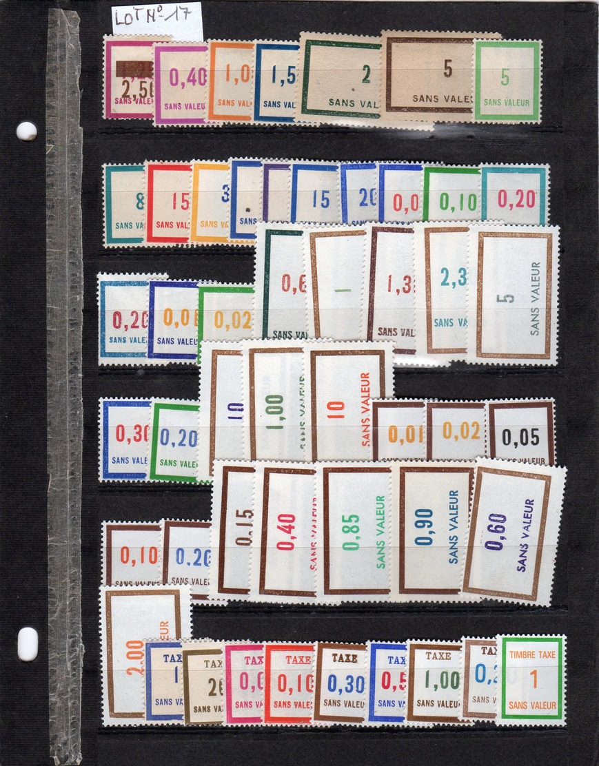 Lot De 50 Timbres Fictifs Neufs Sans Charnières - Collections (sans Albums)