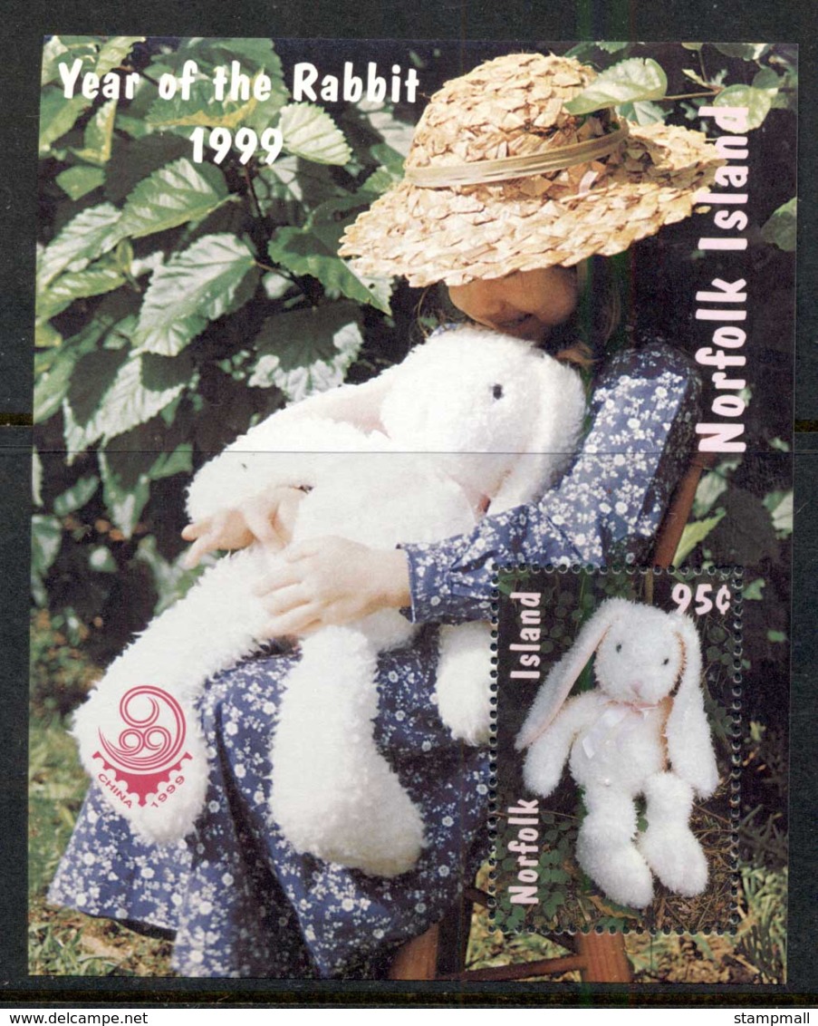 Norfolk Is 1999 New Year Of The Rabbit MS MUH - Norfolk Island