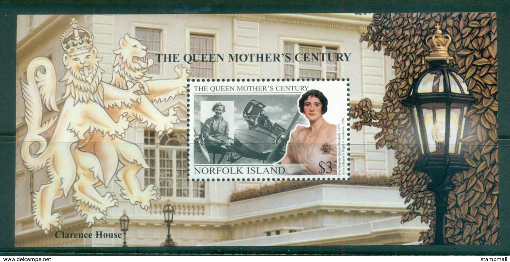 Norfolk Is 1999 Queen Mothers Century MS MUH Lot80545 - Norfolk Eiland