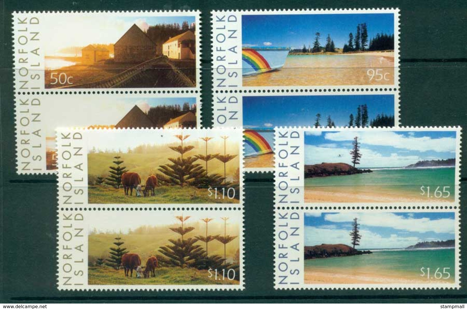 Norfolk Is 2003 Scenes Pairs  MUH (lot21717) - Norfolk Island