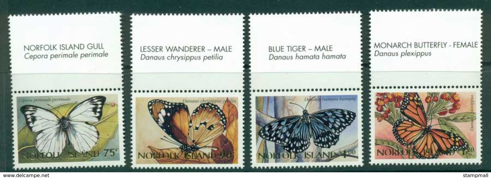 Norfolk Is Butterflies MUH (lot21697) - Norfolk Island