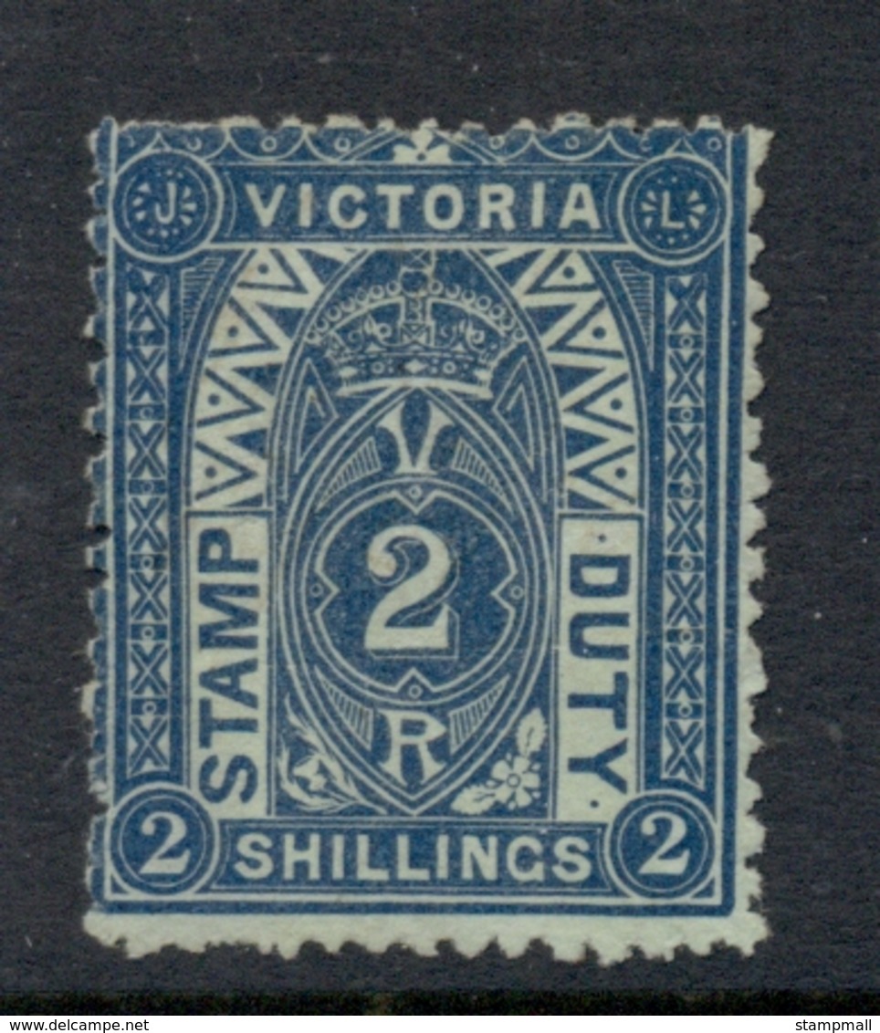 Victoria 1879-96 Stamp Duty 2/- Perf 12 Unused, No Gum - Used Stamps