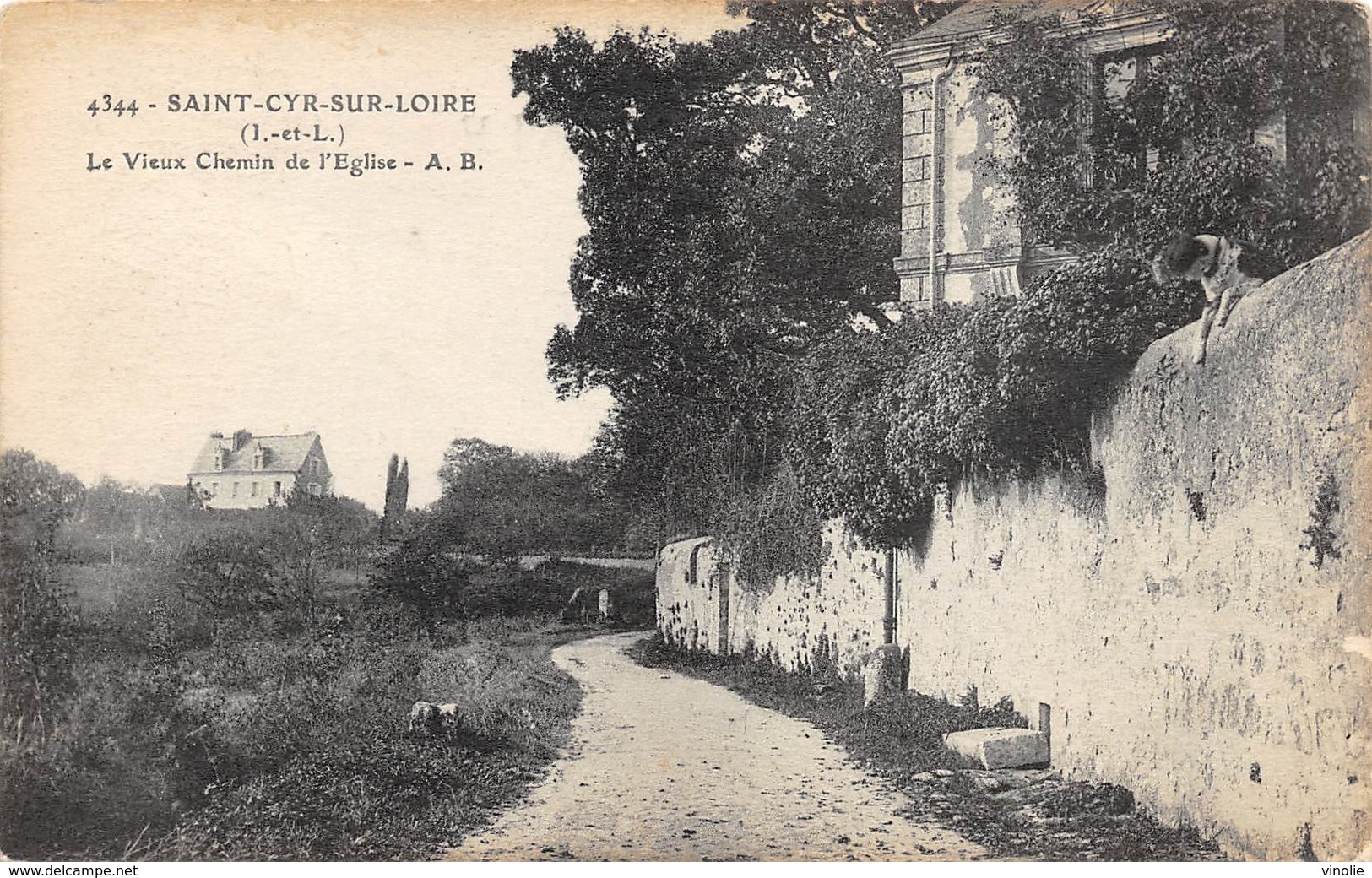 D.18-2506 : SAINT-CYR-SUR-LOIRE. CHEMIN DE L EGLISE. - Saint-Cyr-sur-Loire