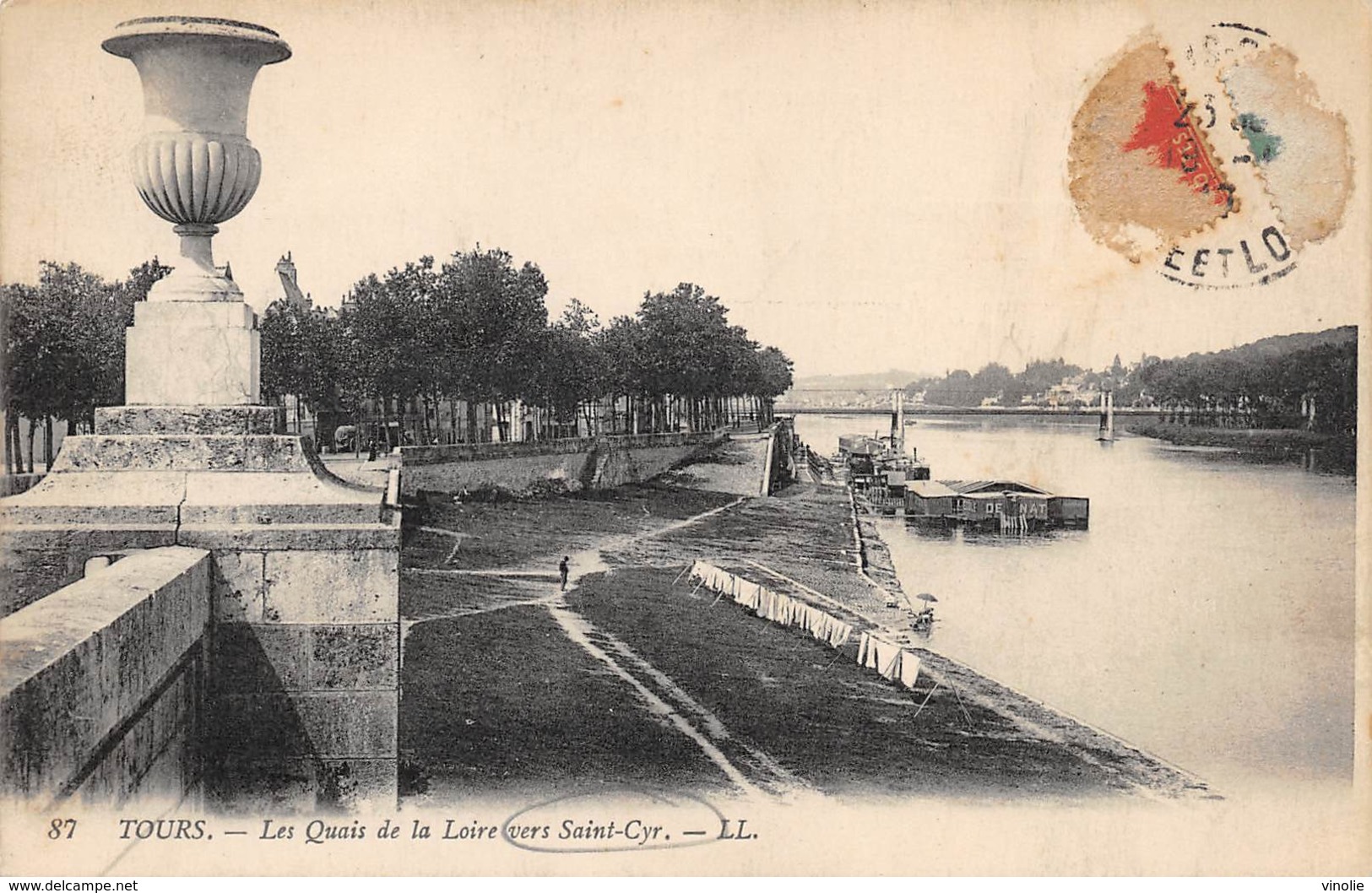D.18-2507 : SAINT-CYR-SUR-LOIRE. QUAI DE LA LOIRE - Saint-Cyr-sur-Loire
