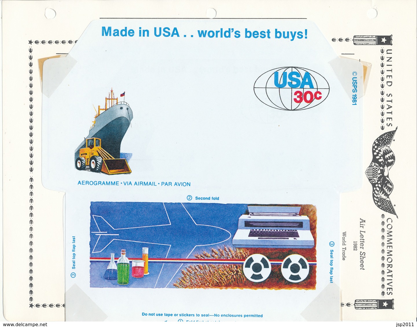 USA 1981, Scott # UC55. Entire. Made In USA, Multicolored. MNH(**) - 1981-00