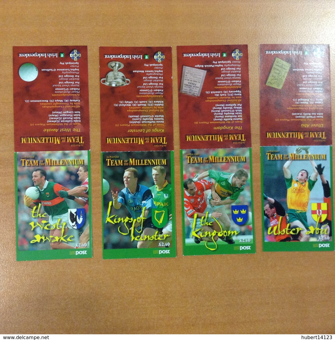 Irlande CARNET N° 1169 à 1183 C1169 C1172 C1174 C1183 ANNEE 1999 - SPORT FOOTBALL - Neufs