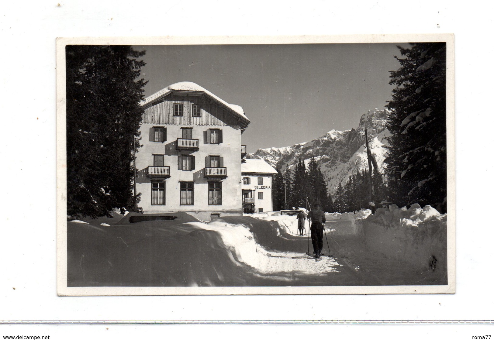 LAB437 - MADONNA DI CAMPIGLIO 1948 , Albergo Zeledria - Trento