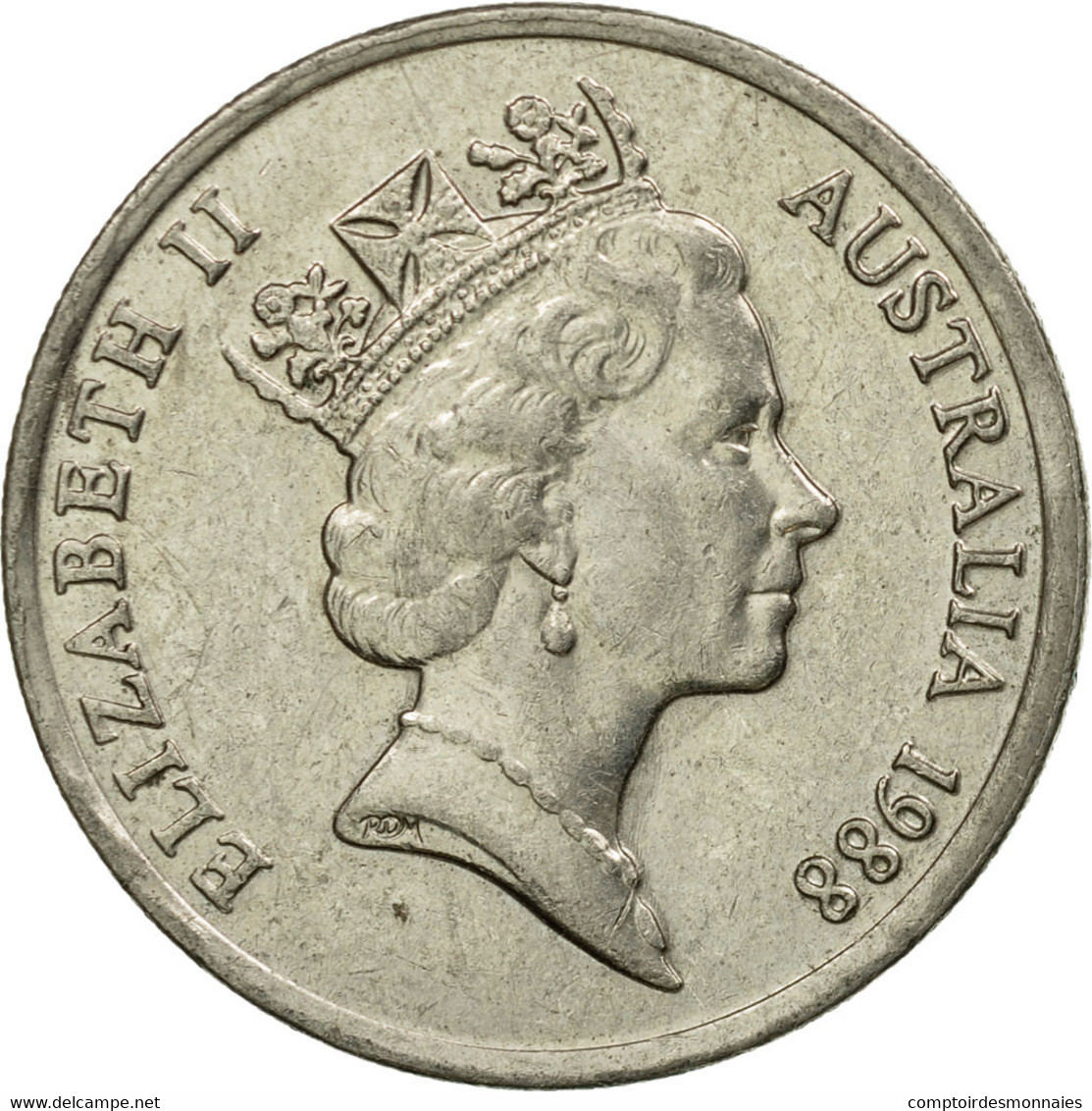 Monnaie, Australie, Elizabeth II, 10 Cents, 1988, TTB, Copper-nickel, KM:81 - 10 Cents