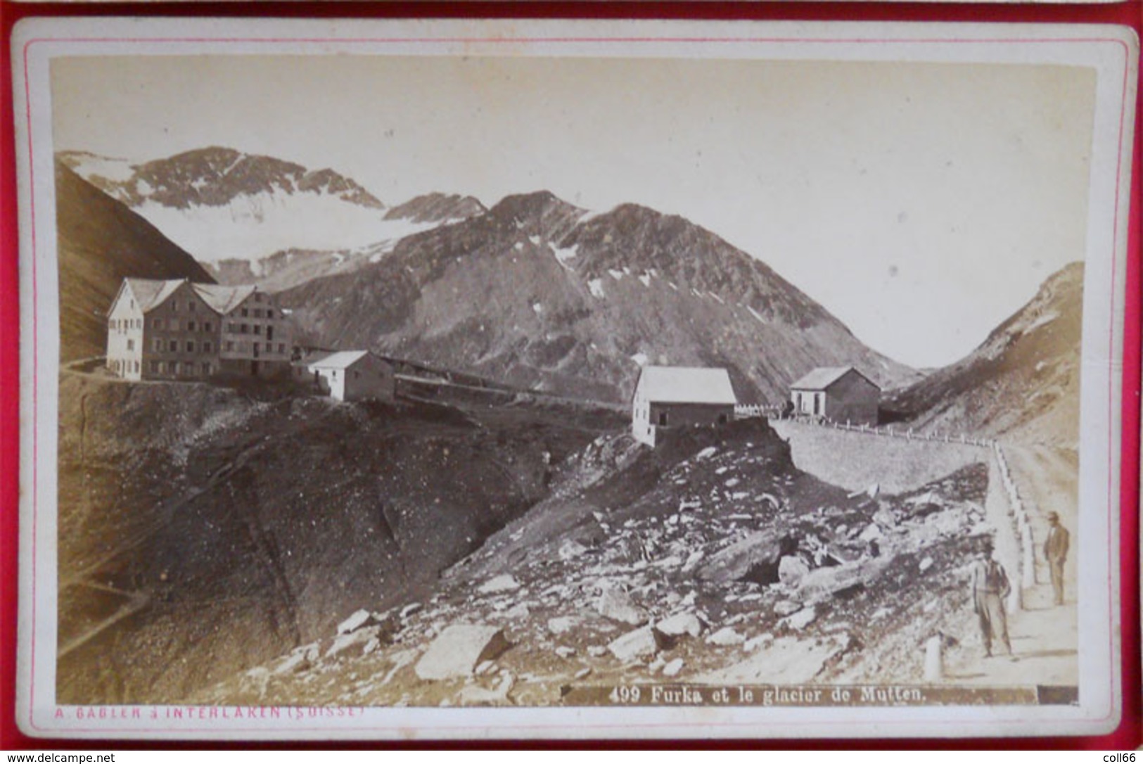 1876-1880 RARE Lot De 7 Photos Cabinet Par A. Gabler Photographe à Interlaken Suisse Switzerland - Old (before 1900)