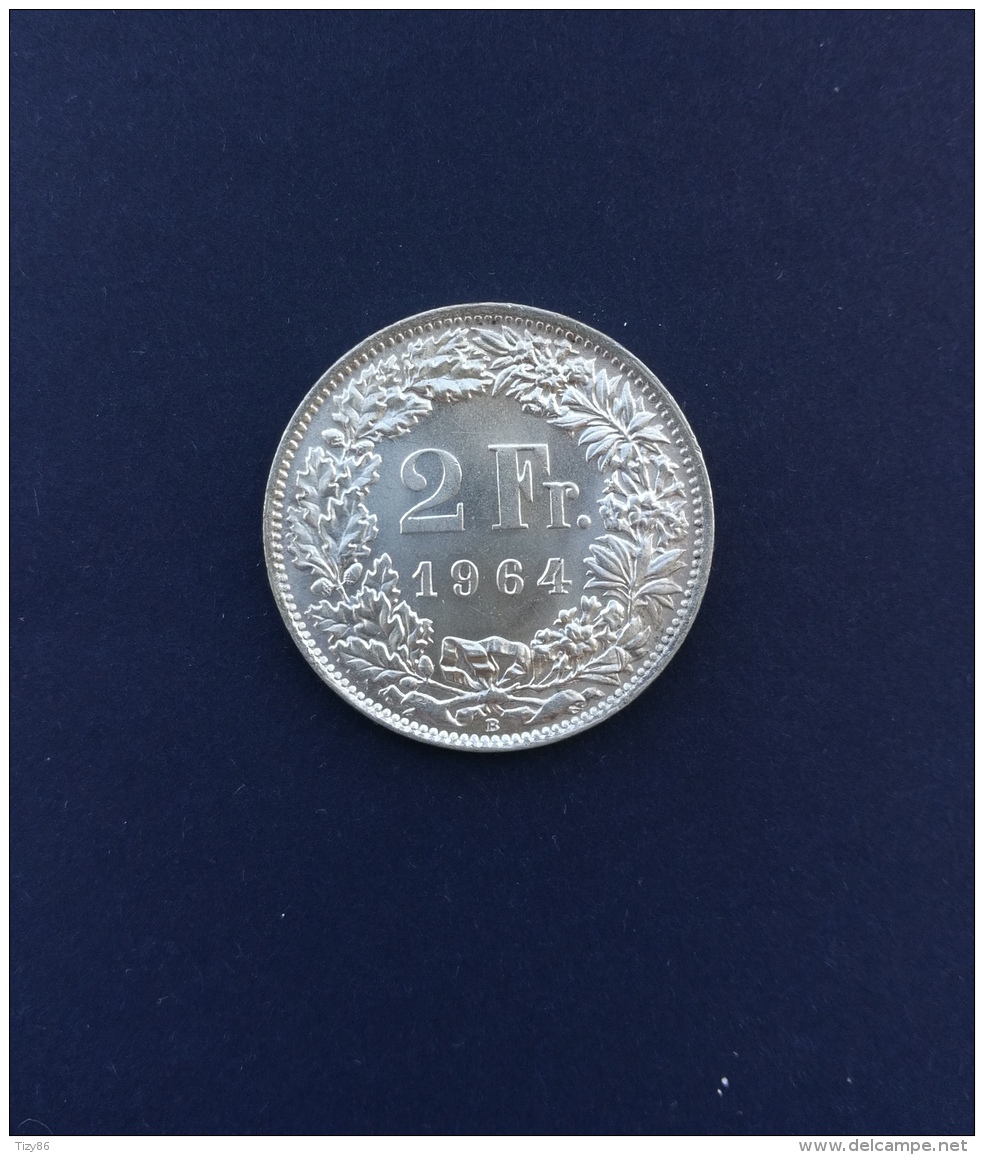 Moneta Svizzera 2 Franchi 1964/AG - Altri & Non Classificati