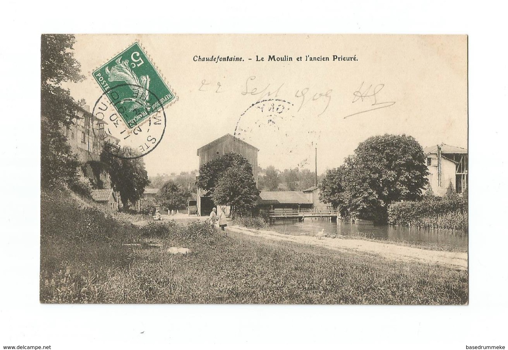 Chaudefontaine. - Le Moulin Et L'ancien Prieuré (1909). - Chaudfontaine