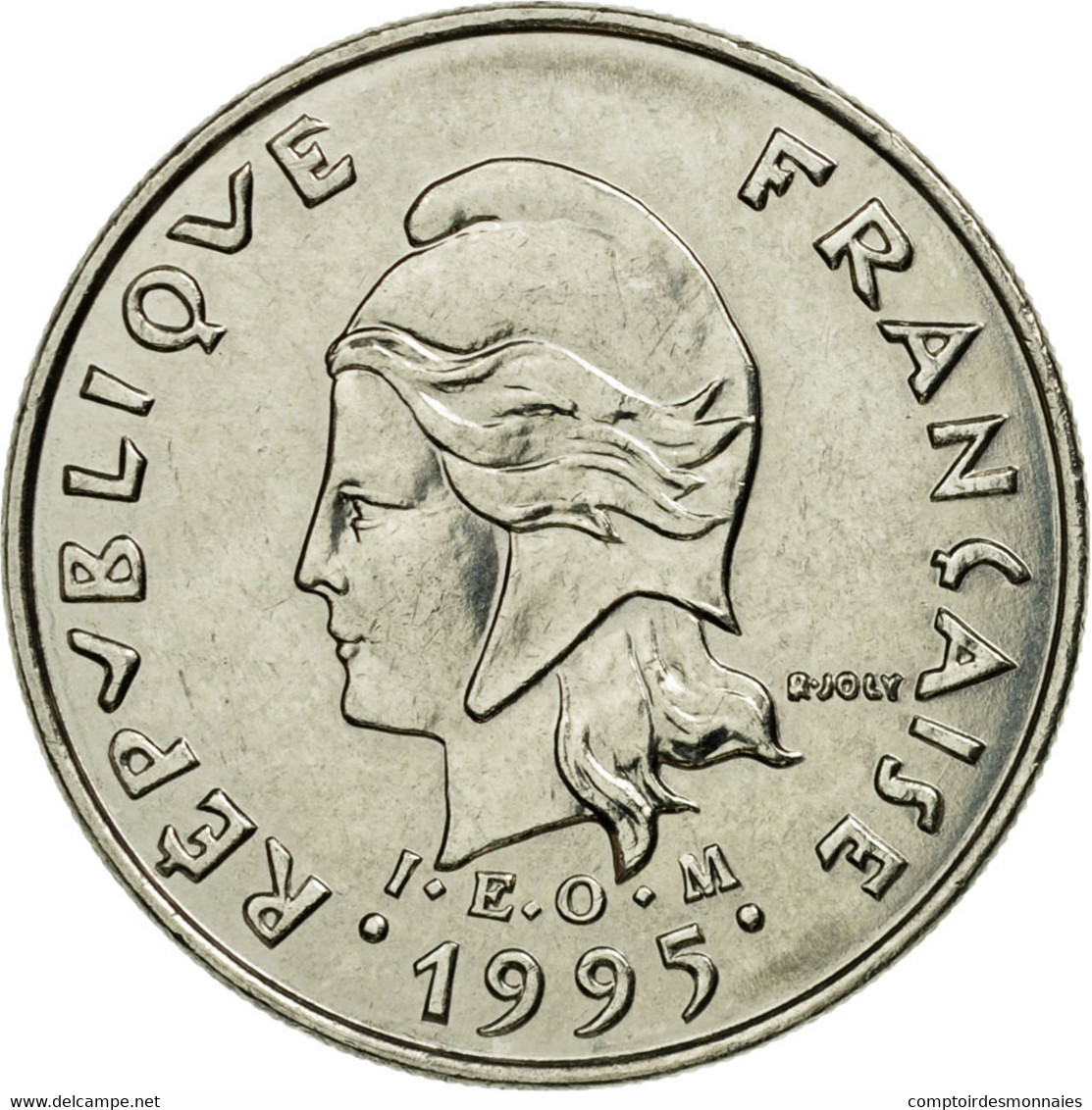 Monnaie, Nouvelle-Calédonie, 10 Francs, 1995, Paris, TTB, Nickel, KM:11 - New Caledonia