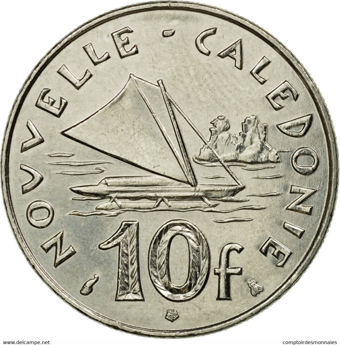 Monnaie, Nouvelle-Calédonie, 10 Francs, 1995, Paris, TTB, Nickel, KM:11 - Nouvelle-Calédonie