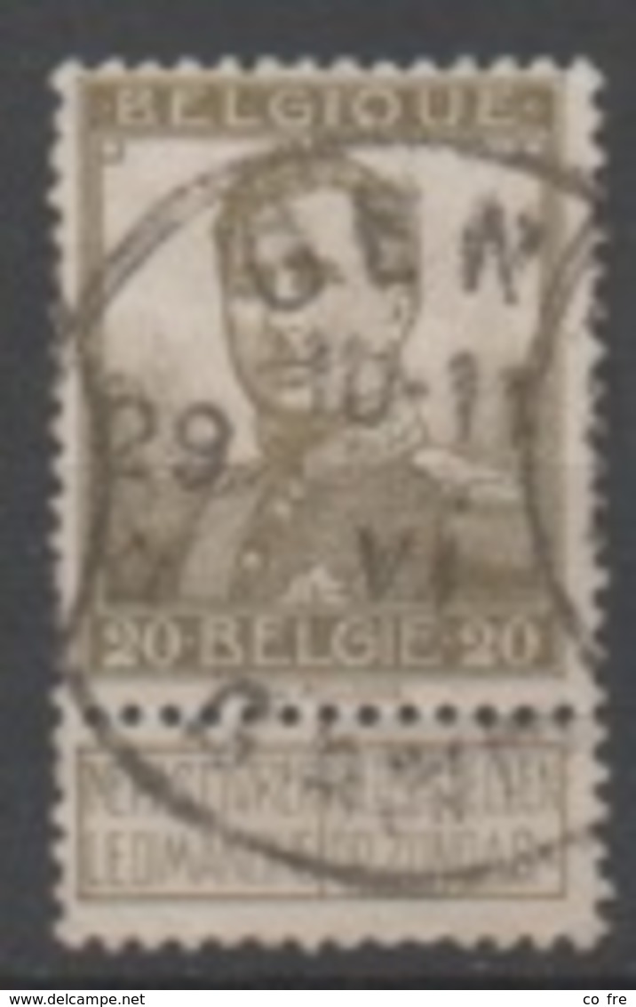 Belgique N°112, Cachet Rond GENT/GAND - 1912 Pellens