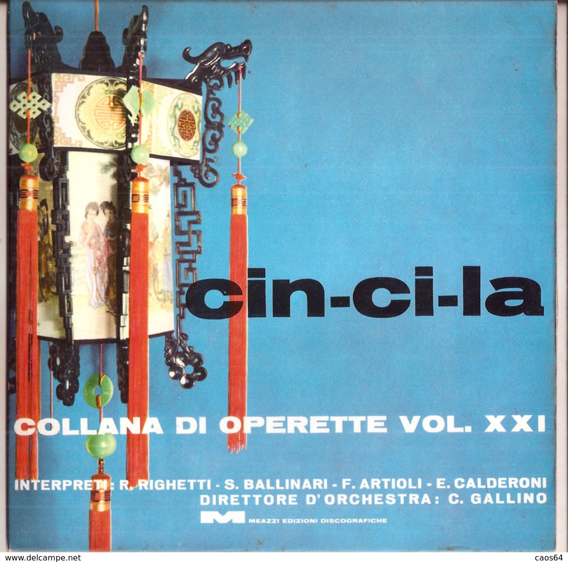 CIN - CI - LA OPERETTE VOL. XXI RIGHETTI, BALLINARI, ARTIOLI, CALDERONI - Opera / Operette