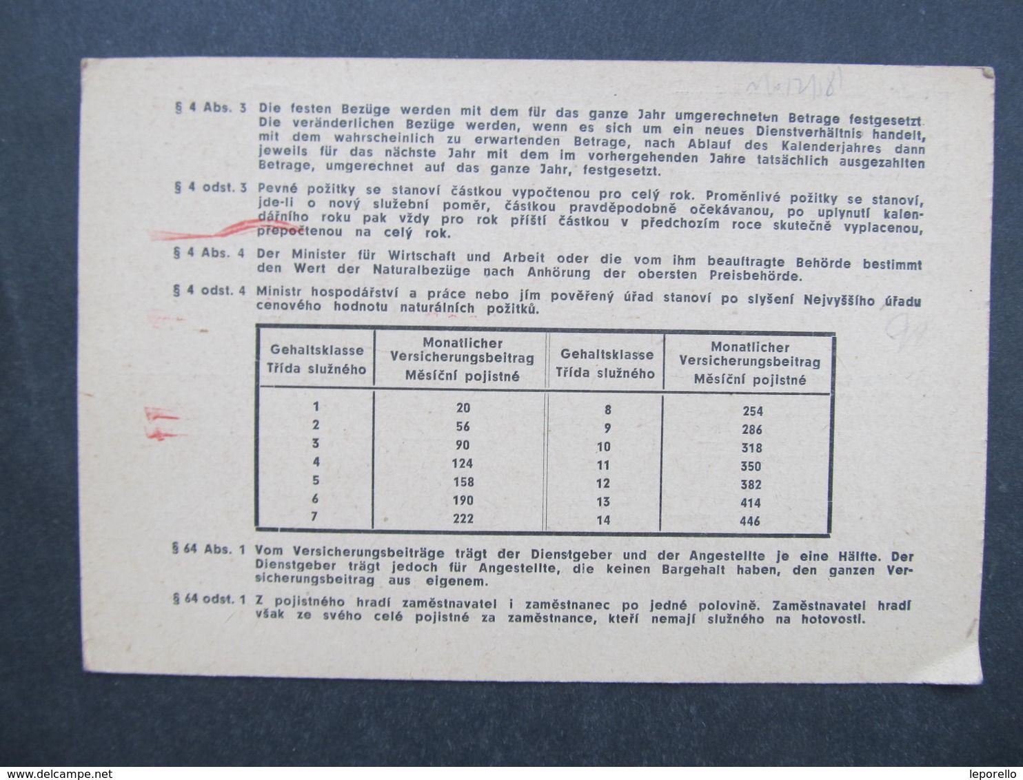 Brief Praha 36  Allgemeine Pensionsanstalt 1943 B.u.M. Frankotype Postfreistempel // M9173 - Brieven En Documenten