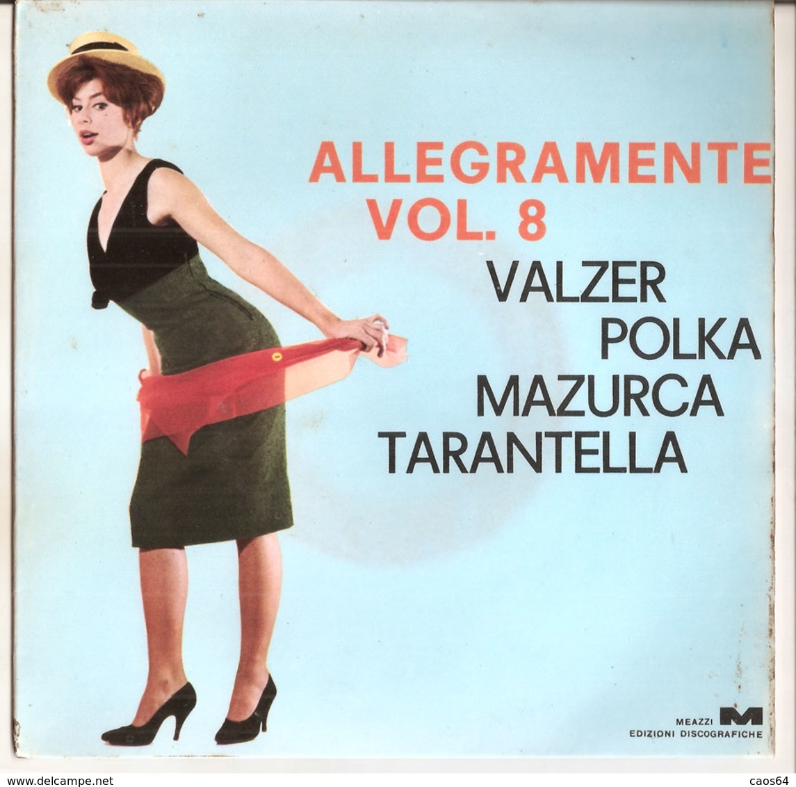 ALLEGRAMENTE POLKA VALZER MAZURCA TARANTELLA VOL. 8 GAIO PADANO 7" - Country & Folk