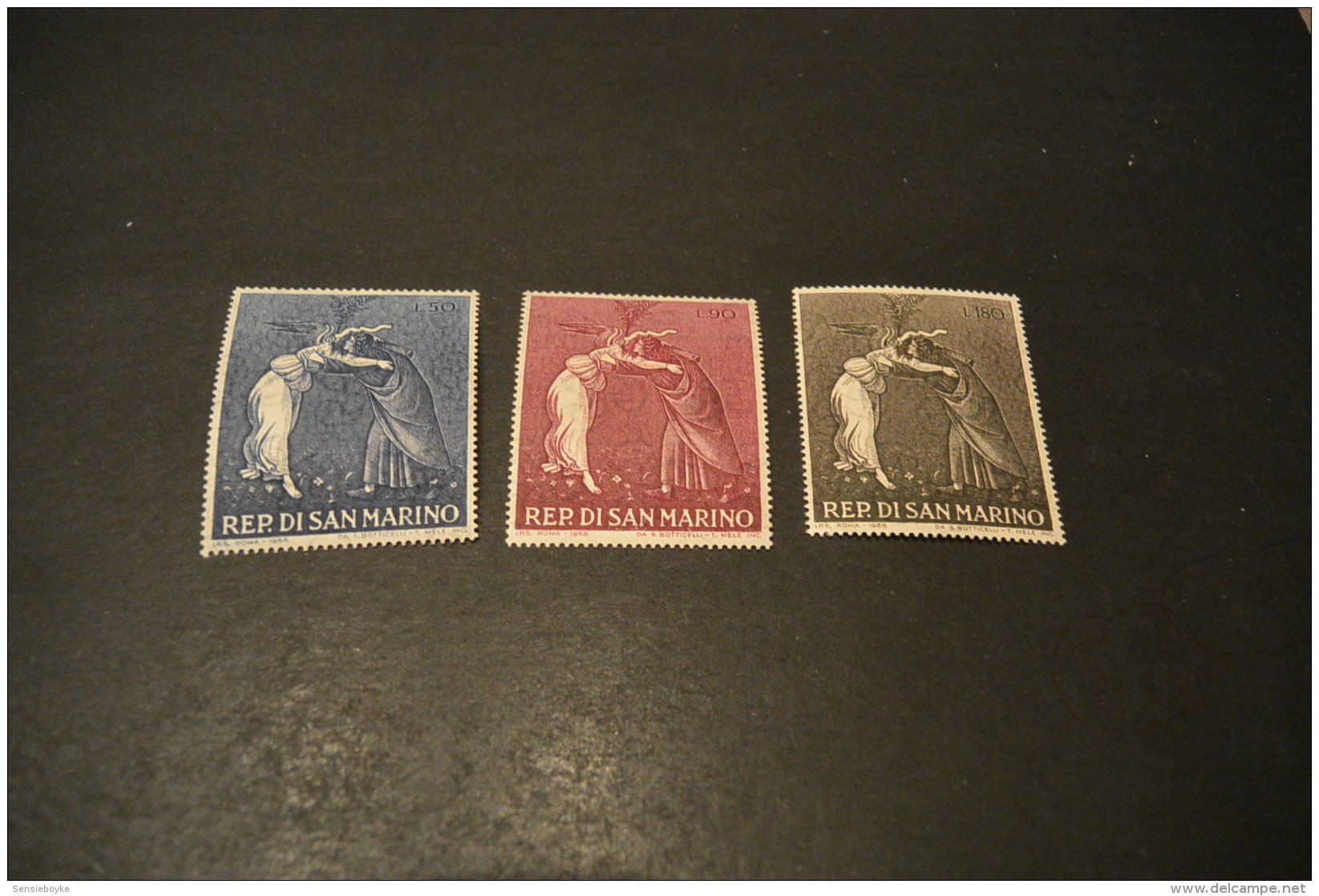 K16143 Set   MNH  San Marino -  1968 - SC. 692-694 Christmas - Noël